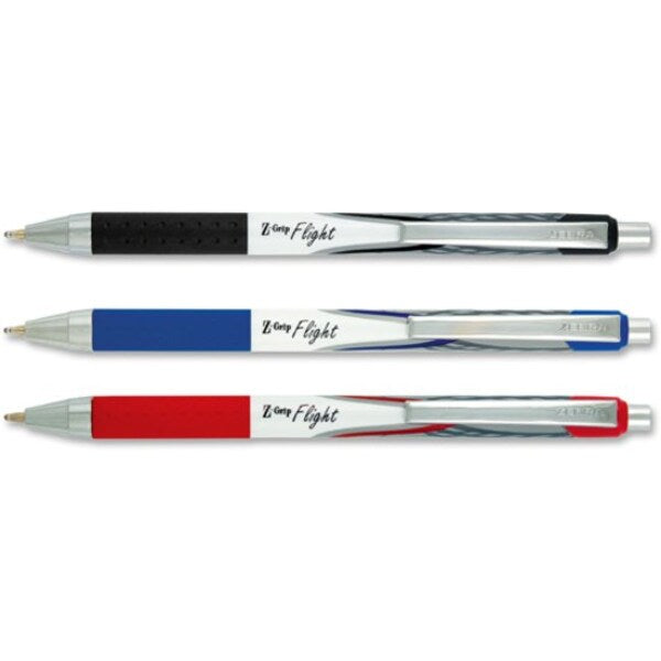 Z-Grip Ballpnt Pen, 1.2mm, Bold, Black, PK12