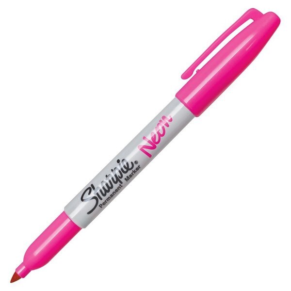 Sharpie Marker, Neon, Assorted, PK5