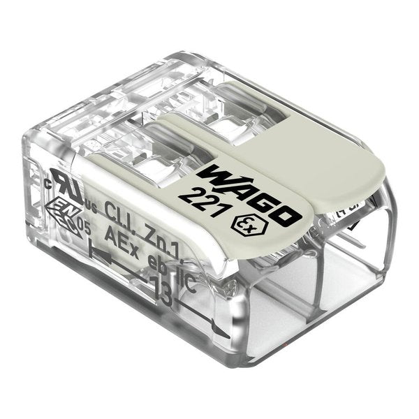 Push-In Connector, Gray, 0.83