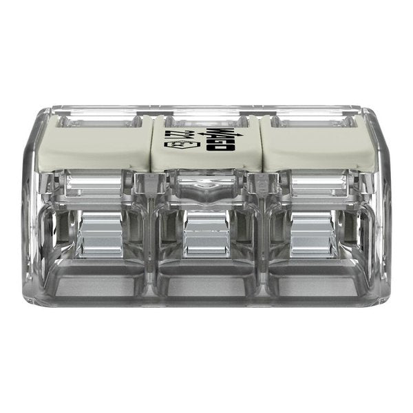 Push-In Connector, Gray, 0.73