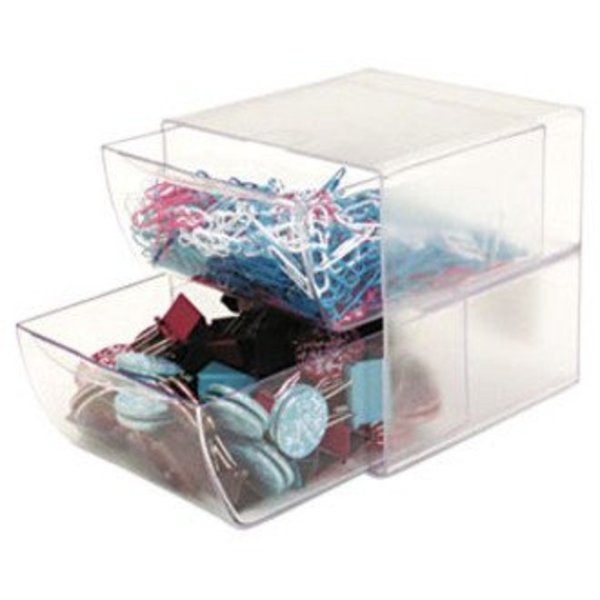 Desktop Organizer, Clear, Plastic