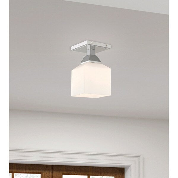 Aragon 1 Light Polished Chrome Ceiling Mount