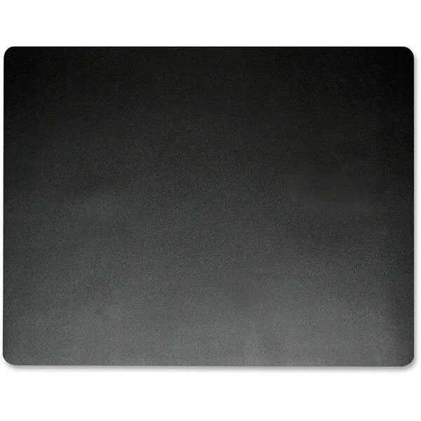 Eco-Poly Desk Pad, Black, 19