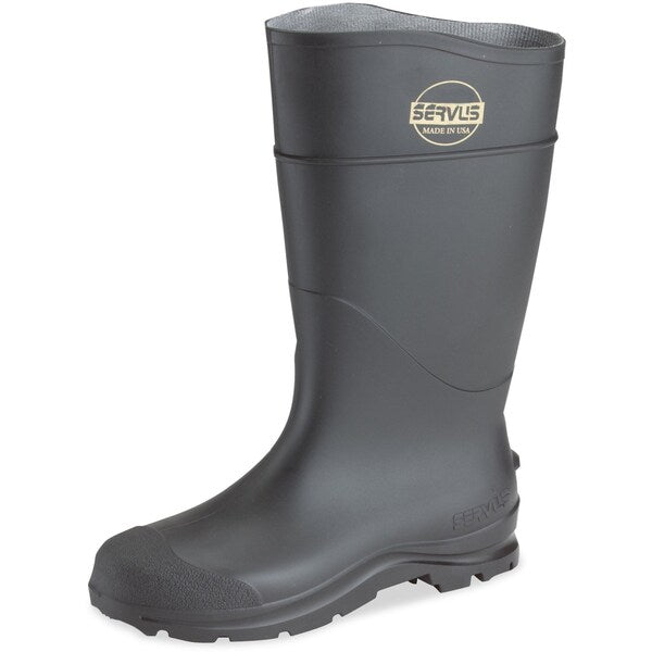 PVC, Rubber Boot, Black 14