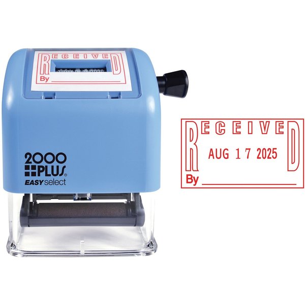 Received Date Stamper, Red