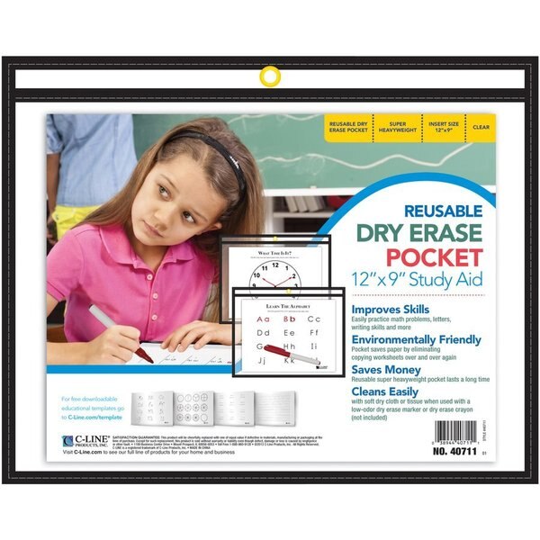 Pocket, Dry Erase, 9