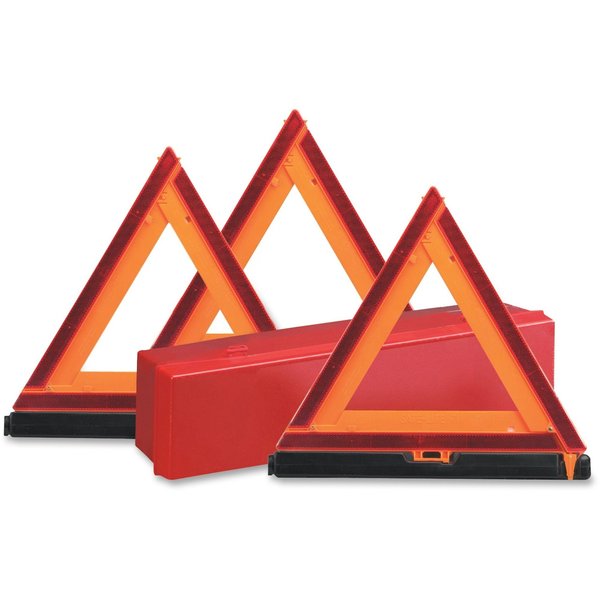 Emerg. Warning Triangles, 3 pcs., Red Box