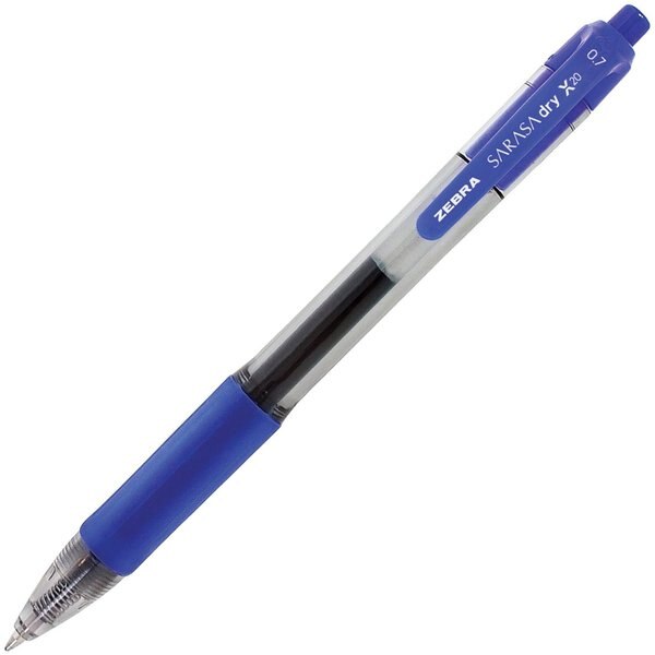 Sarasa Dry X20 Gel Retractable 0.7mm Blue 36pk