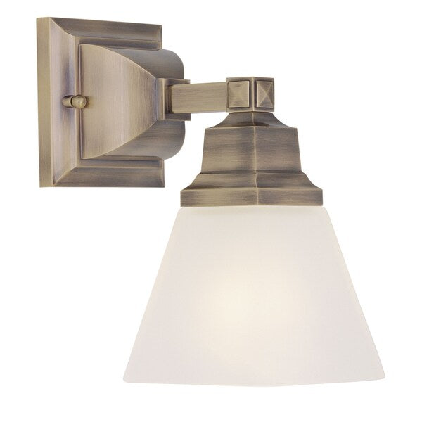 Mission 1 Light Antique Brass Wall Sconc