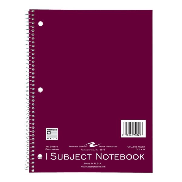 Case of Wirebound Notebooks, 10.5