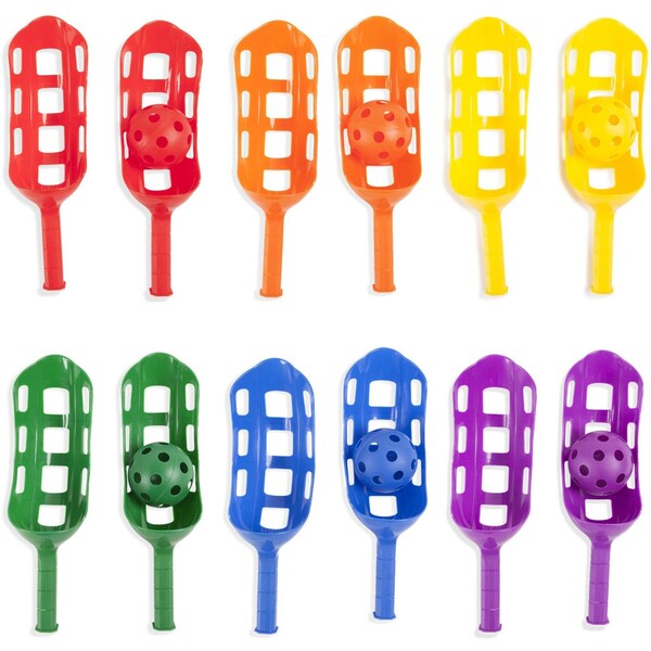 Scoop Ball Set, All Ages, PK6