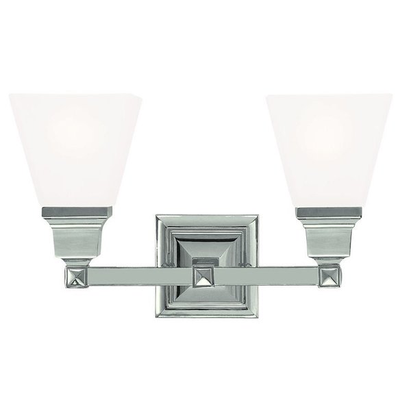 Mission 2 Light Polished Nickel Bath Van