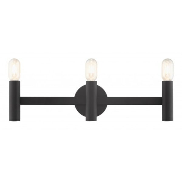 Black ADA Vanity Sconce, 3 Light