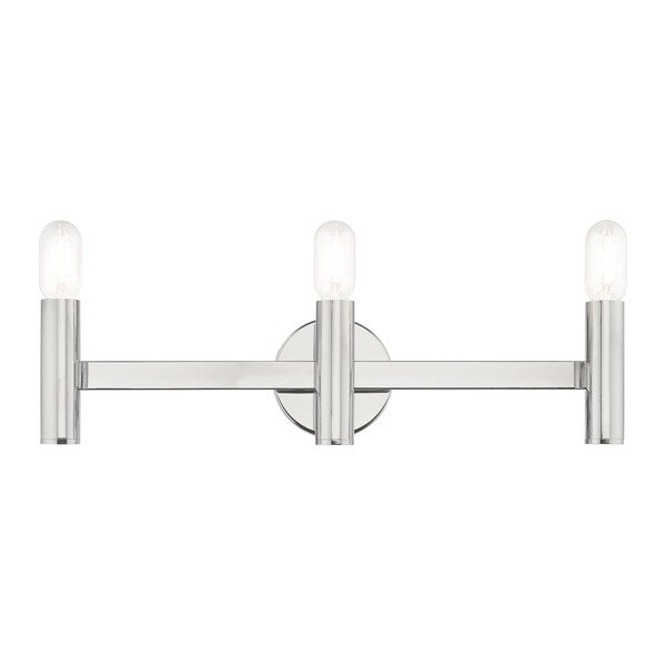 Copenhagen 3 Light Polished Chrome ADA Bath Vanity
