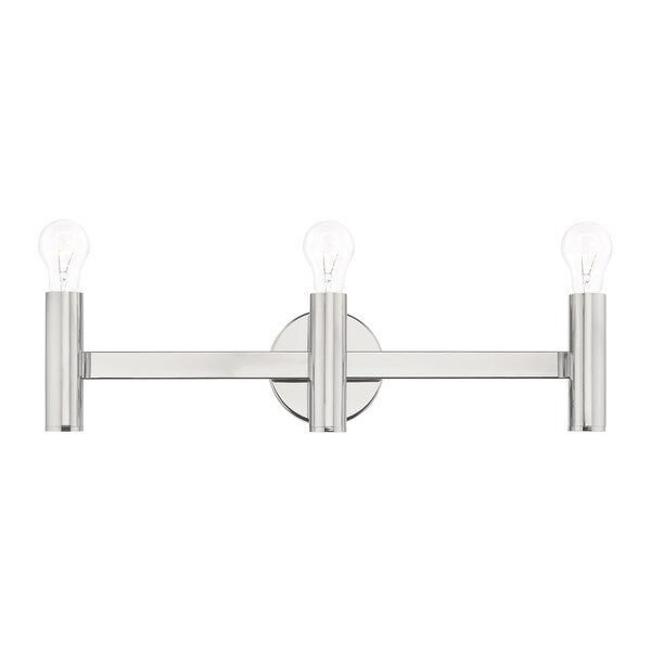 Copenhagen 3 Light Polished Chrome ADA Bath Vanity