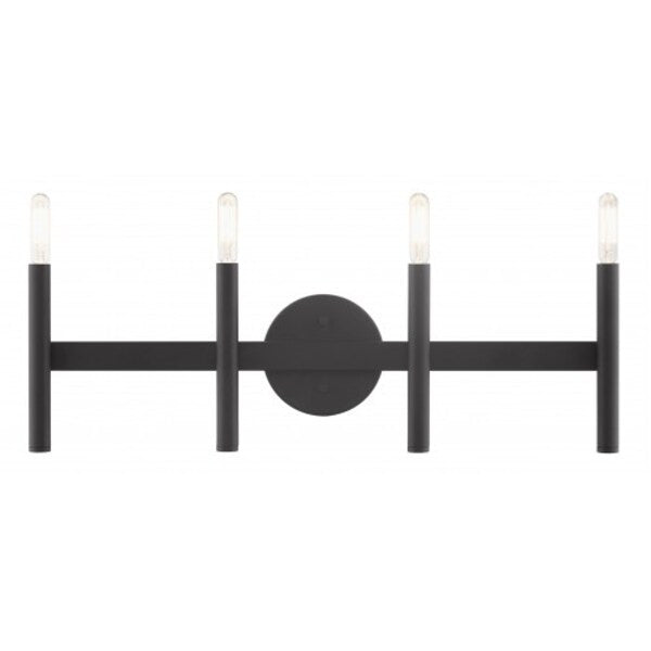 Black ADA Vanity Sconce, 4 Light