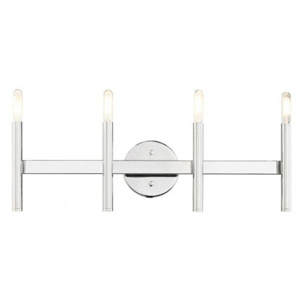 Polished Chrome ADA Vanity Sconce, 4 Ligh