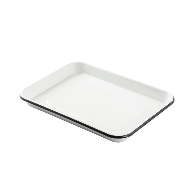 Sheetpan Server, 1/4, Wht/Blk, 13x9.5x1.125
