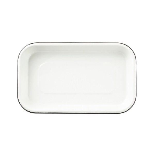 Sheetpan Server, 1/8, Wht/Blk, 10x6x1.125