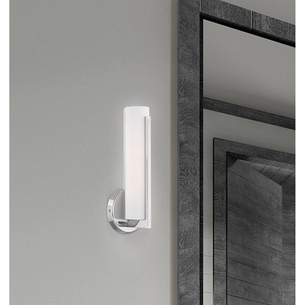 Visby N/A Light Polished Chrome ADA Wall Sconce