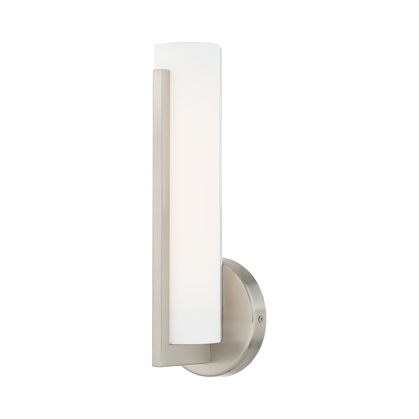 Visby N/A Light Brushed Nickel ADA Wall Sconce