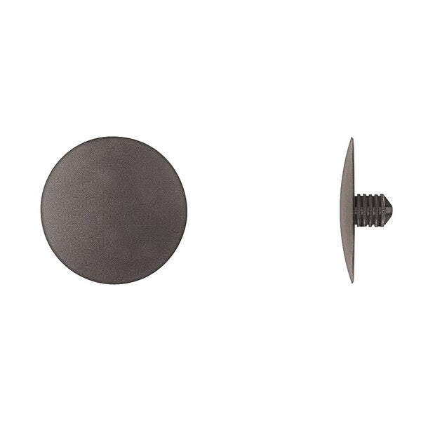 Blk Nyl Hood Insulation Ret 6mm Hole Size 9mm Stem L PK15