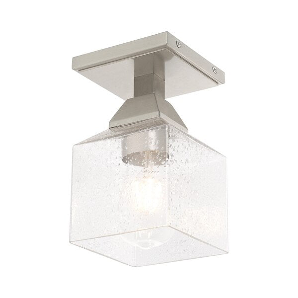 Aragon 1 Light Brushed Nickel Ceiling Mount