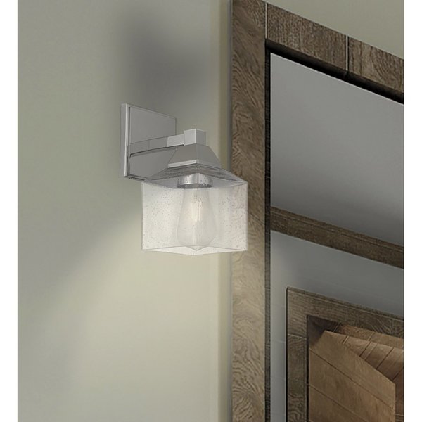 Aragon 1 Light Polished Chrome Wall Sconce