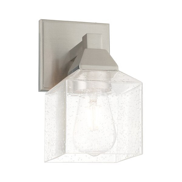 Aragon 1 Light Brushed Nickel Wall Sconc