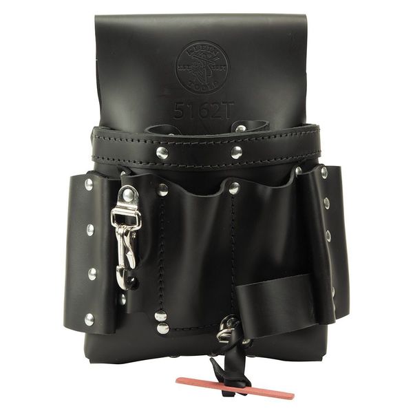 Black Leather 8 Pockets