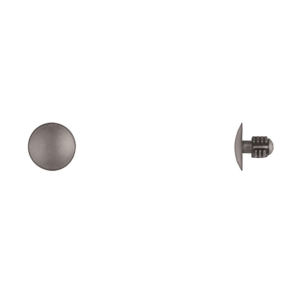 Blk Nyln Fascia Retainers 6.3mm Hole 8.7mm Stem L PK50