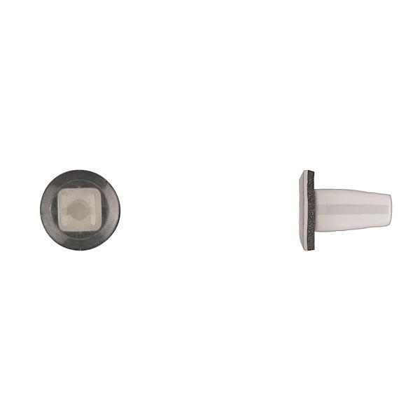 Ntrl Nyln Screw Grommets 8 Screw 9mm Square Hole PK15