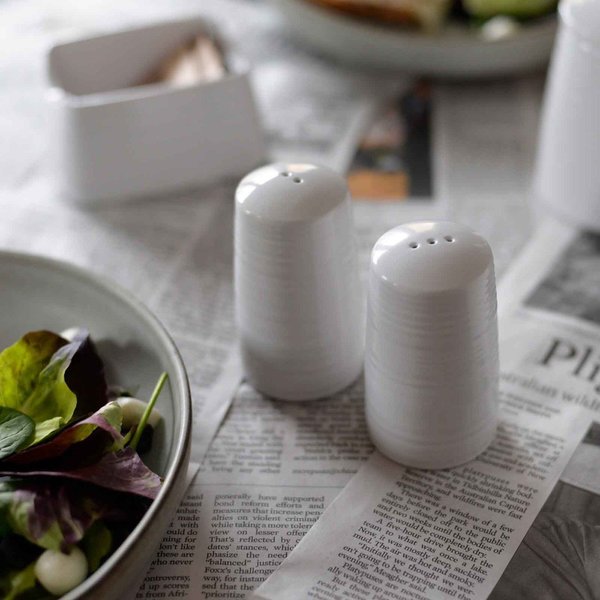 Salt/Pepper Shakers, 1.25 oz, Melamine, Wht