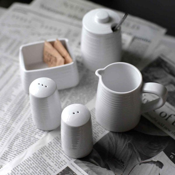 Salt/Pepper Shakers, 1.25 oz, Melamine, Wht
