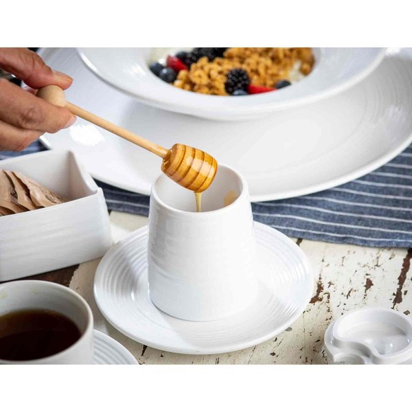 Sugar Jar/Lid, Melamine, White