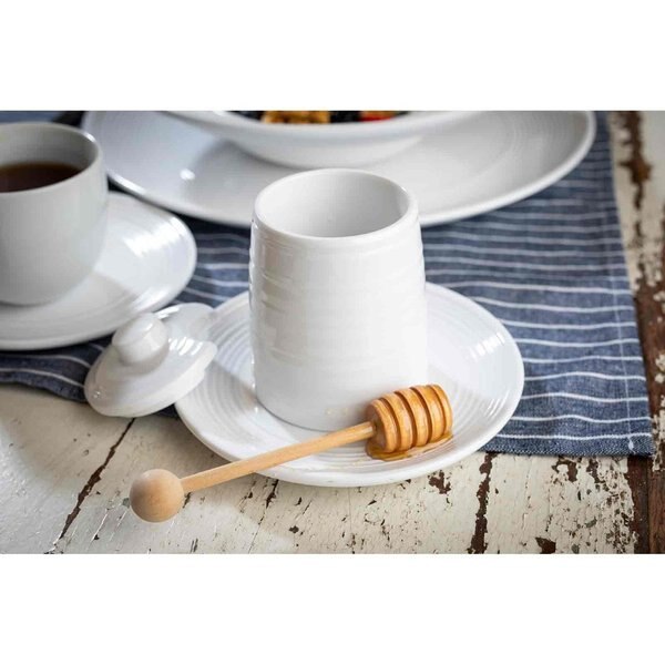 Sugar Jar/Lid, Melamine, White