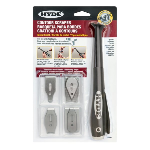 Long Neck Metal Contour Scraper