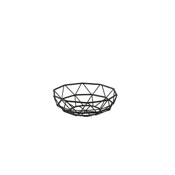 Round Delta Series Wire Basket, Black, 6