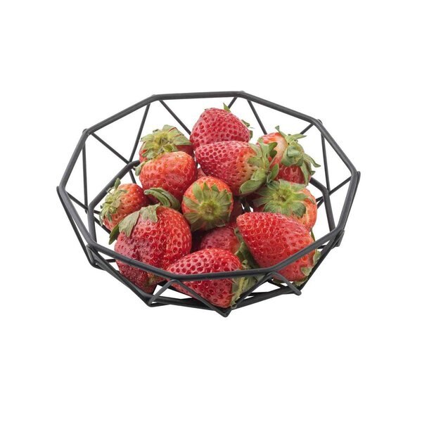 Round Delta Series Wire Basket, Black, 6