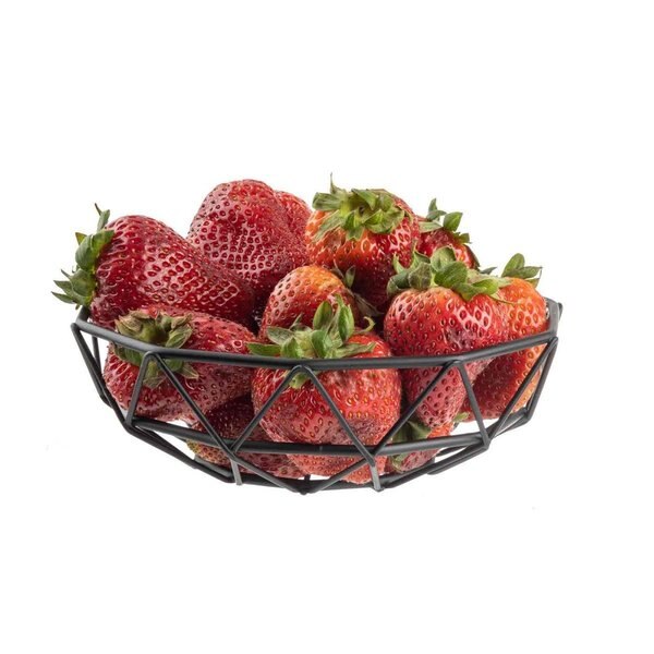 Round Delta Series Wire Basket, Black, 6