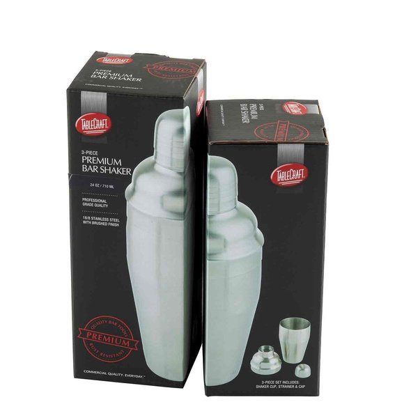 Cocktail Shaker, 3-Piece, 18 oz