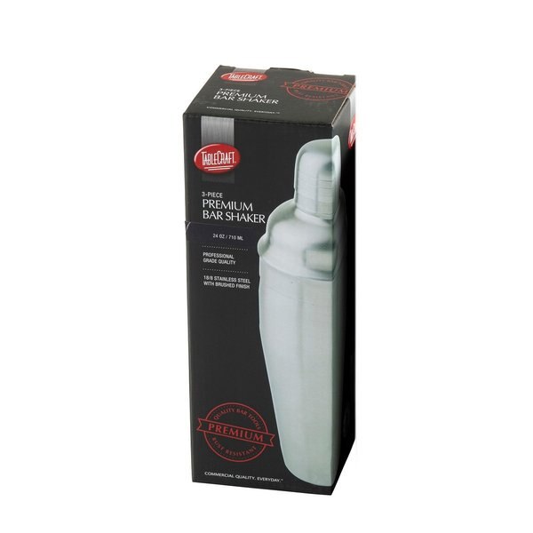 Cocktail Shaker, 3-Piece, 24 oz