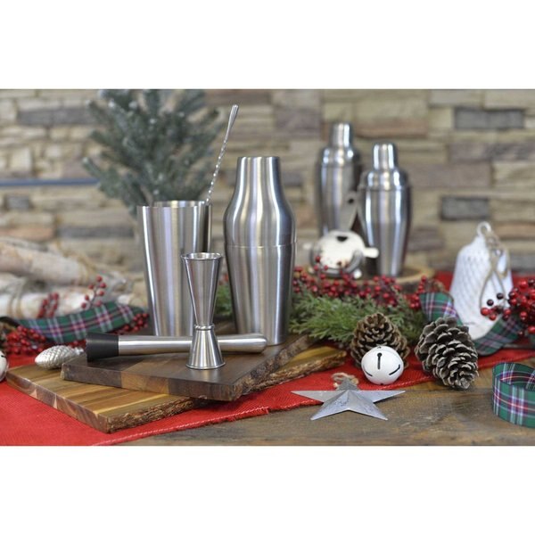 Muddler, Plastic Tip, Brushed Finish