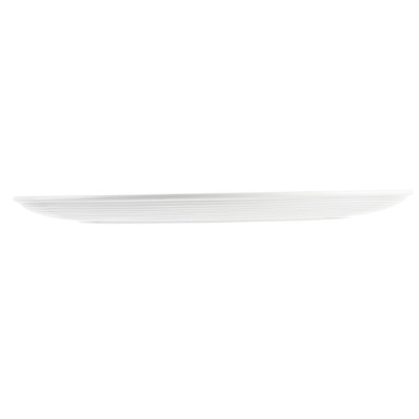 Round Platter, White, Melamine, 13.125