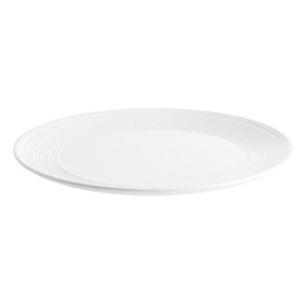 Round Platter, White, Melamine, 13.125