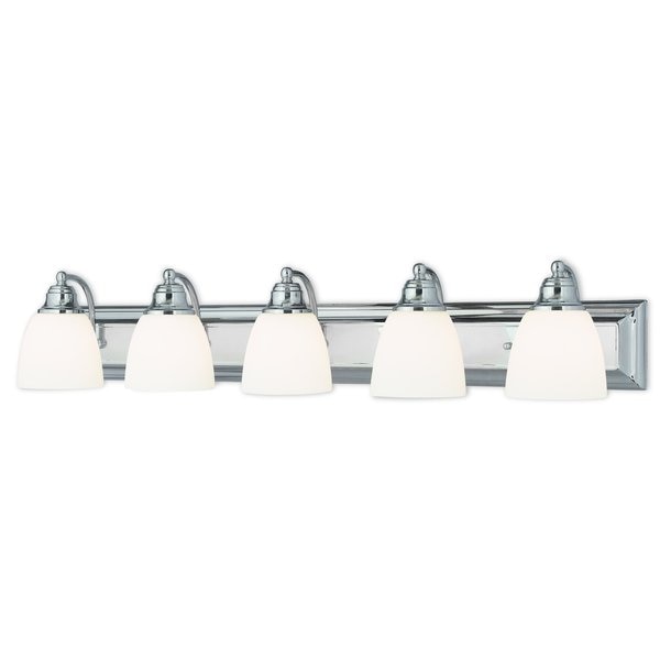 Springfield 5 Light Polished Chrome Bath Vanity