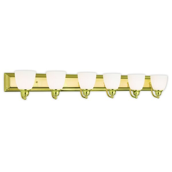 Springfield 6 Light Polished Brass Bath Vanity