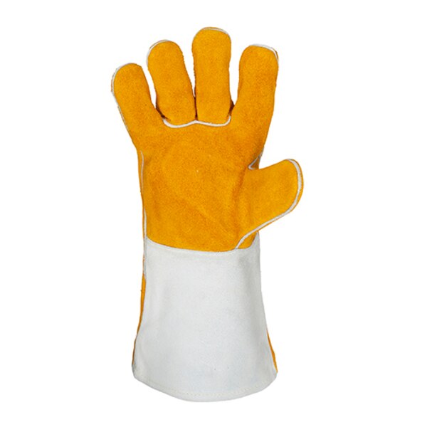 Stick Welding Gloves, Cowhide Palm, L, PR