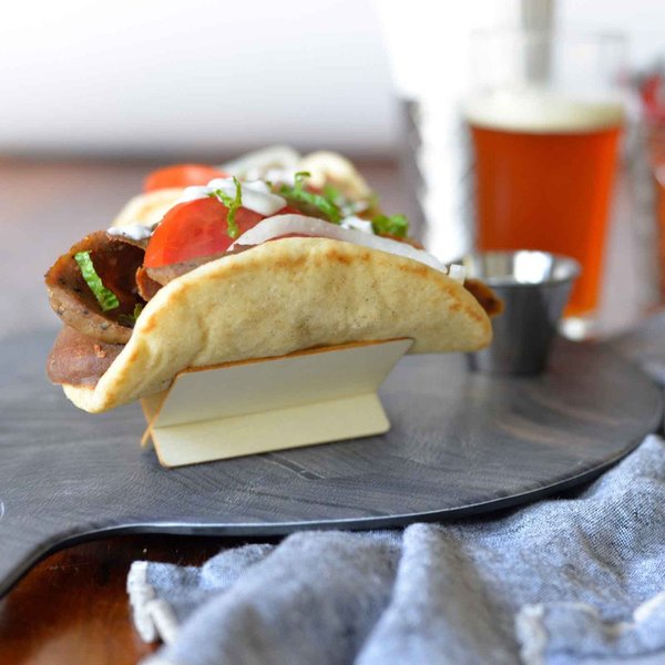 Disposable Taco Taxi, Wood, 3.5x2.5x, PK50