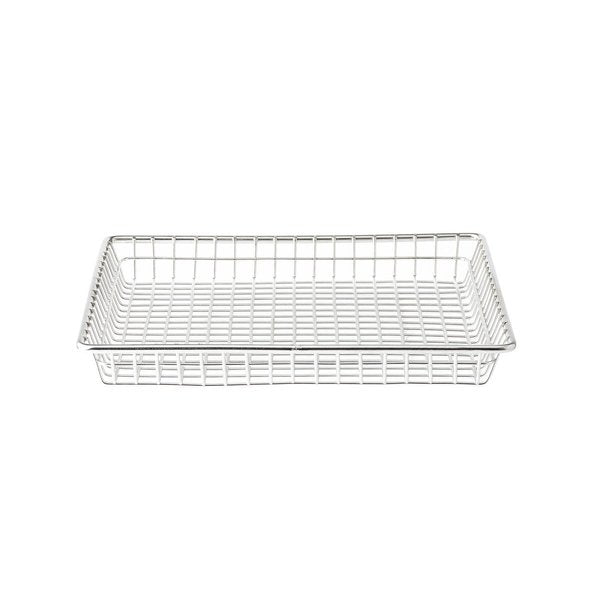 Wire Serving Square Basket, SS, 9x9x1